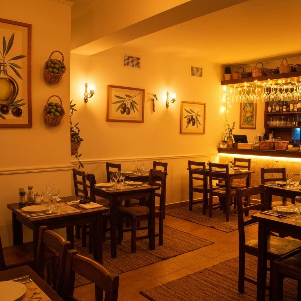 Interiér Bistro Olive