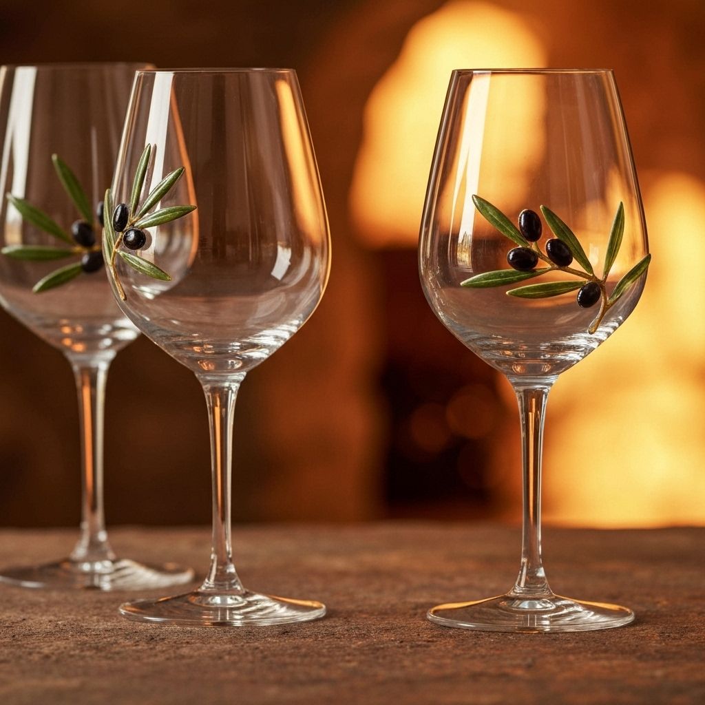 Víno a olivy